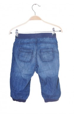Pantaloni trei sferturi H&M, denim subtire, 6-7 ani