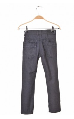 Pantaloni twill slim Okaidi, talie ajustabila, 6 ani