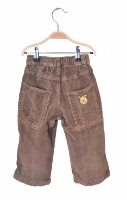Pantaloni velur H&M, imprimeu Winnie, 12-18 luni