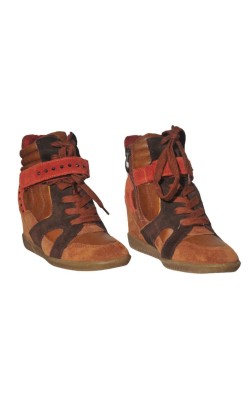 Pantofi cu platforma Tamaris, piele, marime 41