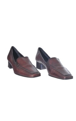 Pantofi maro din piele Tamaris, marime 40