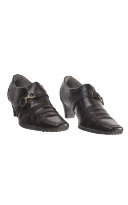 Pantofi maro inchis Gabor, piele, marime 39