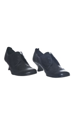 Pantofi negri din piele Janet D., marime 36