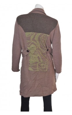 Pardesiu tricot lana captusit Cle, marime XL