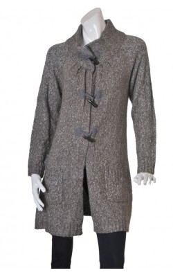 Pardesiu tricotat Cream, marime L