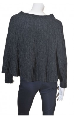 Poncho cu maneci Ancora, amestec lana, marime L