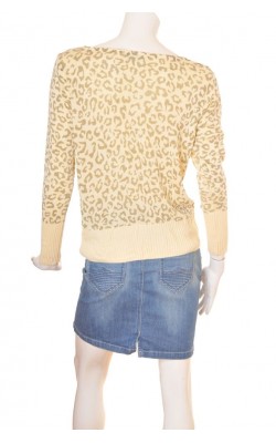 Pulover animal print City Knit, marime L