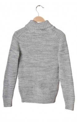 Pulover gri guler sal H&M, 9-10 ani