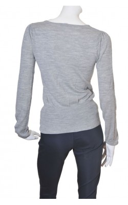 Pulover gri lana amestec H&M, marime M