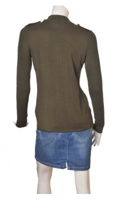 Pulover kaki stil militar H&M L.o.g.g., marime L