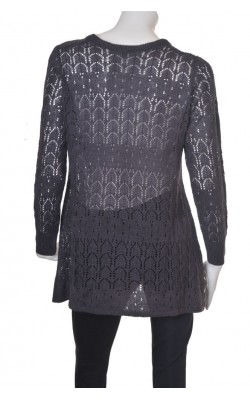 Pulover mov vanata tricot ajurat Zavanna, marime 46