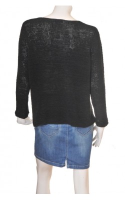 Pulover negru Popin, marime L