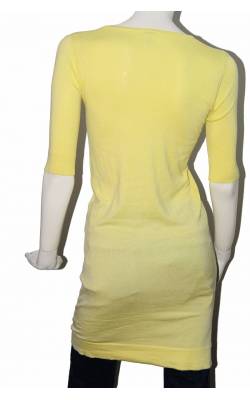 Pulover-rochie galben Redoute, marime 36/38