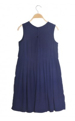 Rochie bleumarin cu broderie Friboo, 13-14 ani