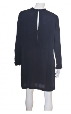 Rochie bleumarin din vascoza H&M, marime 44/46