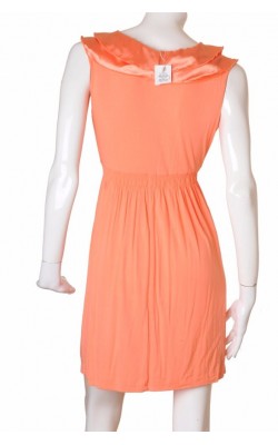 Rochie coral guler volane Vila, marime 38