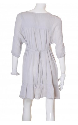 Rochie crepe bumbac Kappahl, placa brodata, marime 42