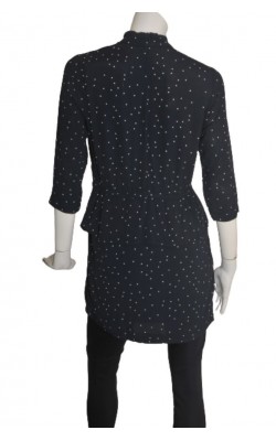 Rochie din crepe bleumarin Ganni, vascoza, marime 38