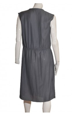 Rochie din vascoza cu guler brodat Noa Noa, marime 42