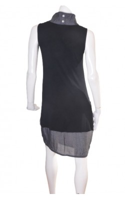 Rochie din vascoza Pardon, satin si jerseu, marime 38