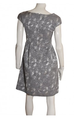 Rochie gri cu argintiu Selected, marime 38