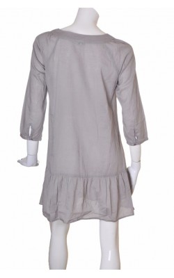 Rochie gri Kaffe, bumbac subtire, marime 38