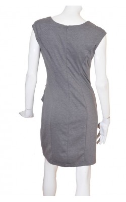 Rochie gri melange jerseu texturat Kaffe, marime 44