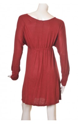 Rochie jerseu bordeaux, marime L