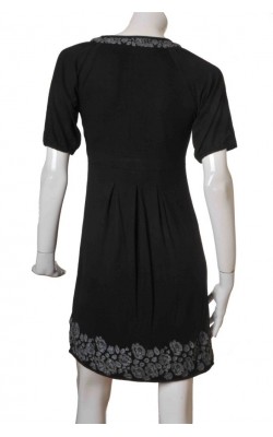 Rochie jerseu cu broderie gri Zoulmate, marime S