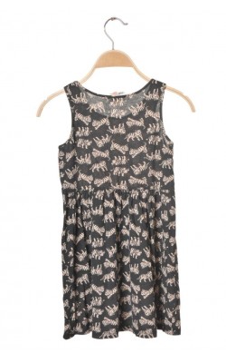 Rochie jerseu cu imprimeu tigrii H&M, 6-8 ani