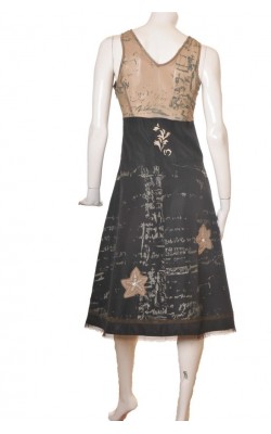 Rochie lunga Cream, marime 38