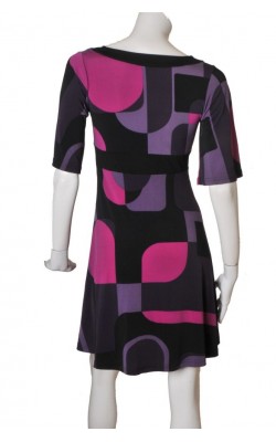 Rochie mov cu negru Kappahl, marime 36/38