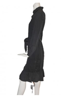 Rochie neagra cu cordon Claire, marime 42
