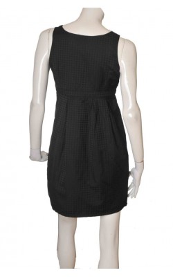 Rochie neagra cu imprimeu H&M, marime 42