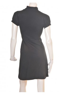 Rochie neagra jerseu bumbac H&M, marime XS