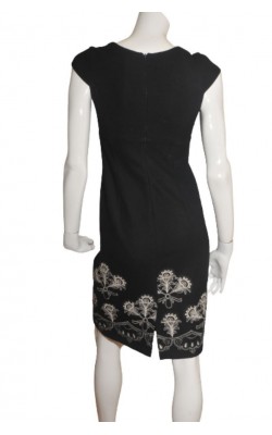 Rochie Pretty Woman, tiv brodat, lana si casmir, marime 38