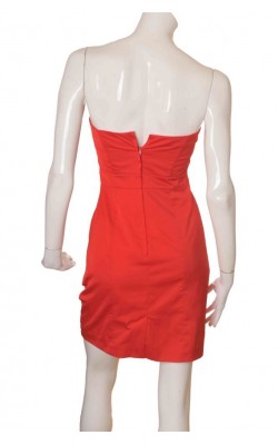 Rochie rosie cocktail H&M, marime 36