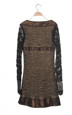 Rochie satin si dantela, marime S