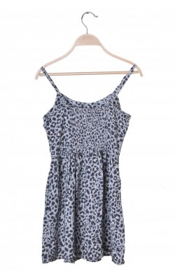 Rochita cu bretele H&M, animal print, 10-11 ani