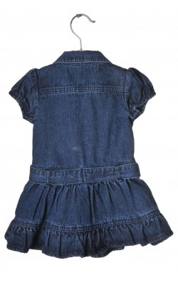 Rochita denim brodat Matalan, 9-12 luni