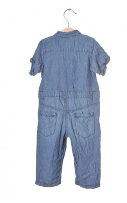 Salopeta denim subtire H&M, 9 luni