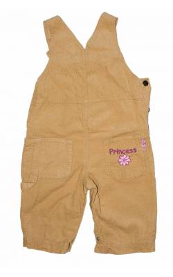 Salopeta Little One, velur, 4-6 luni