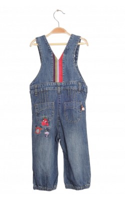 Salopeta Name It, denim, 9-12 luni