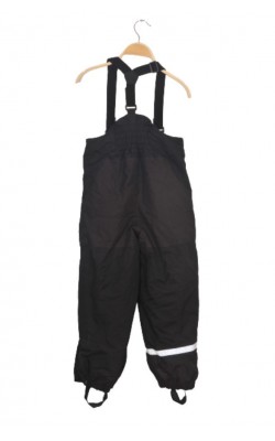 Salopeta neagra H&M, vatuita, 8-9 ani
