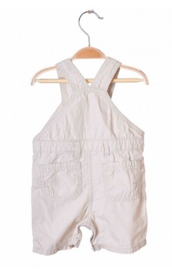 Salopeta scurta din bumbac F&F, 3-6 luni