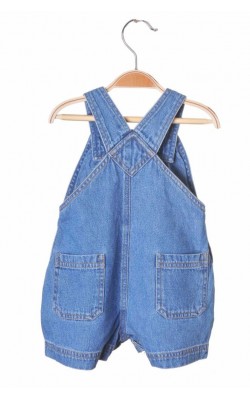 Salopeta scurta din denim Bershka Baby, 3-6 luni