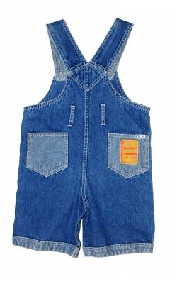 Salopeta TKF, denim, 10 ani