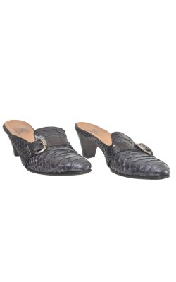 Sandale C&C, piele sarpe, marime 40