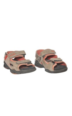 Sandale din piele Ecco piom, marime 28