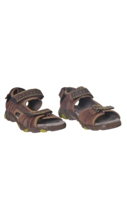 Sandale maro din piele Superfit, marime 35